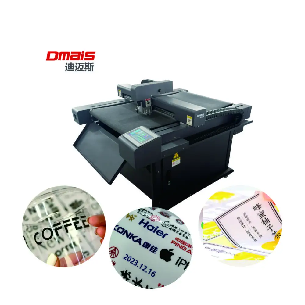 Máquina de corte digital DMAIS 6090 con corte en V y rotulador para cortar cartón