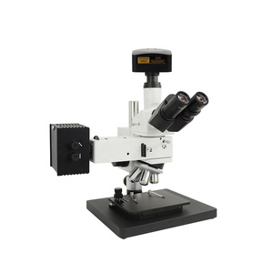 Microscópio Metalográfico com Tubo Trinocular para Análise Laboratorial e Inspeção de Tecnologia de Processamento de Materiais Metálicos