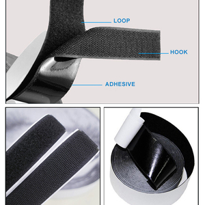 Gancho largo de color personalizado y correa de bucle gancho ajustable autoadhesivo y corbata de bucle - Product Image 3