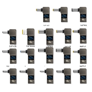 USB Cからラップトップ充電アダプターメスタイプCからオスDC 4.5x 3.0mmバレルジャックプラグコンバータ100W PD電源充電器LED付き - Product Image 2