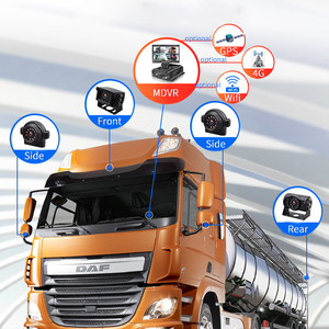 Câmera de monitoramento de caixa preta do veículo resistente, 7 polegadas, monitor mdvr com 4g/gps dispositivo de rastreamento