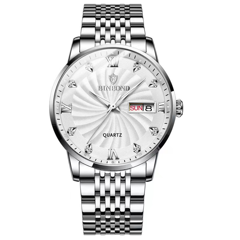 steel-silver white