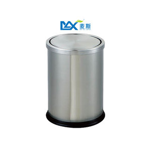 Professional <strong>Custom</strong> Home Trash Can Round Rubbish Bin Sanitation <strong>Containers</strong> <strong>Garbage</strong> Can With Swing Lid - Product Image 1