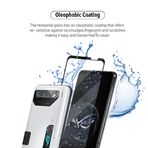 Asus ROG Phone 7 6 6D強化ガラススクリーンプロテクターおよびカメラレンズプロテクター用、HDフルスクリーン飛散防止フィルム - Product Image 5