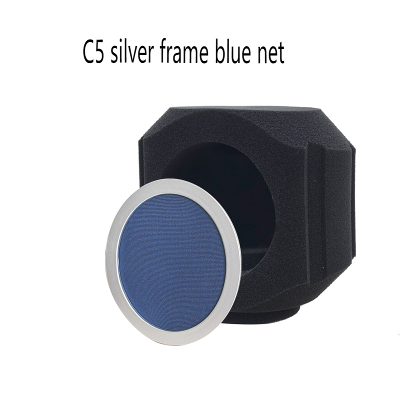 Maglia blu cornice argento C5