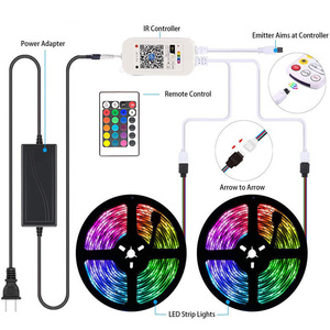 Беспроводной Wi-Fi умный RGB светодиодный фонарь с 24 клавишами ИК пульт дистанционного управления музыкальный режим и домашнее приложение диммеры по товарной категории - Product Image 6