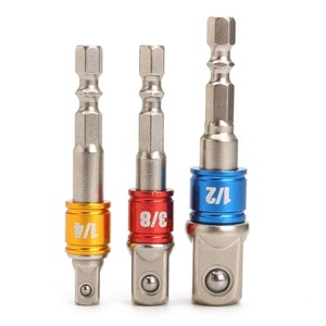 1/2 "1/4" <span class=keywords><strong>3</strong></span>/<span class=keywords><strong>8</strong></span> "插座适配器驱动柄转换器冲击套延伸钻头电力电钻头附件