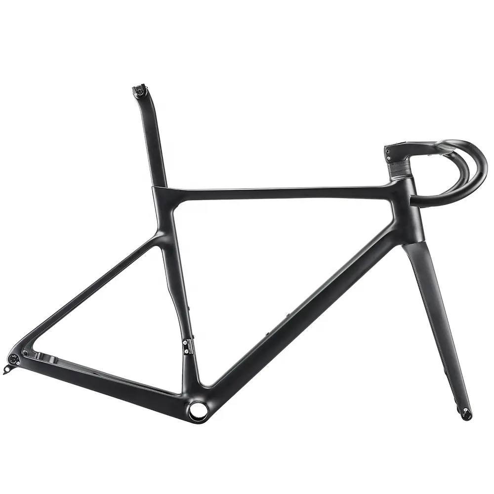 Telaio da strada ultraleggero T1100 Full Carbon 990G bicicletta da arrampicata ciclismo 700*38 pneumatico ciclocross aerodinamico UD Disc Roadbike Frame