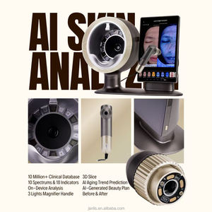 Интеллектуальный анализатор кожи лица 3D Magic Tester с 10 спектрами, фотокамерой, 18 функциями анализа, сканером акне и распознаванием лица - Product Image 5