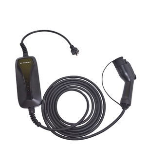 Seviye 2 elektrikli araç şarjı 6A 8A 10A IEC 62196 elektrikli araç şarjı tip 1 type2 EVSE taşınabilir şarj ile AU NZ tak taşınabilir elektrikli araç şarjı - Product Image 1