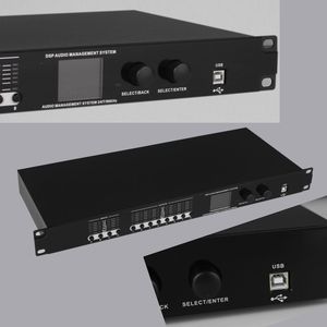 Procesador de audio profesional Paulkitson L26 2 entradas 6 salidas Procesador de audio digital DSP con características de karaoke Material metálico - Product Image 5