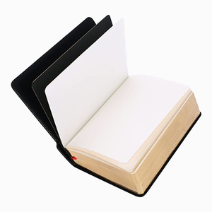Leather Cover Journal <strong>Notebook</strong> Custom Hardcover Gilded Edge Book Printing - Product Image 4