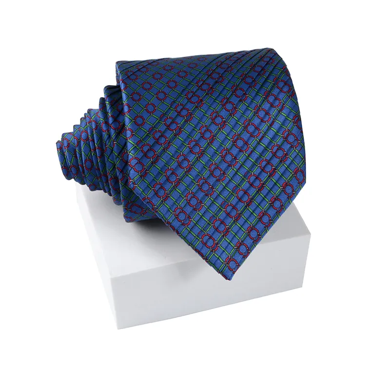 Hamocigia OEM ייצור 100% טבעי פייזלי משי מודפס בד קפלים עניבה