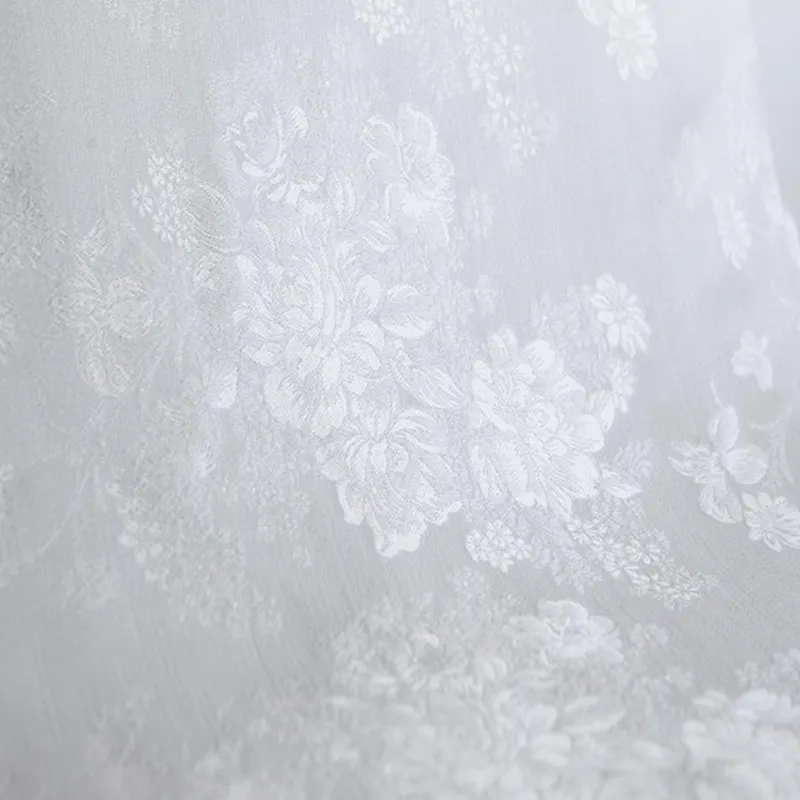 Regimento longevidade rico peônia floral têxtil de casa por atacado personalizado tecido de seda jacquard