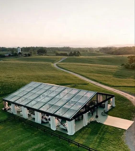 Carpa de marquesina resistente al aire libre para eventos Parte de boda