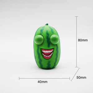 ของเล่นพีวีซีรูปการ์ตูนแตงโมคลายเครียดสำหรับทุกเพศสาวของเล่นบีบตาป๊อปอายุ5-7ปีบรรเทาความวิตกกังวลโดยมีกล่องที่น่าตื่นตาตื่นใจ - Product Image 6