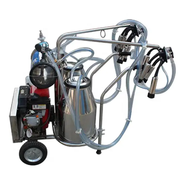 Top Quality Portable Electric Double Cow Milker Milking Machine for Cows