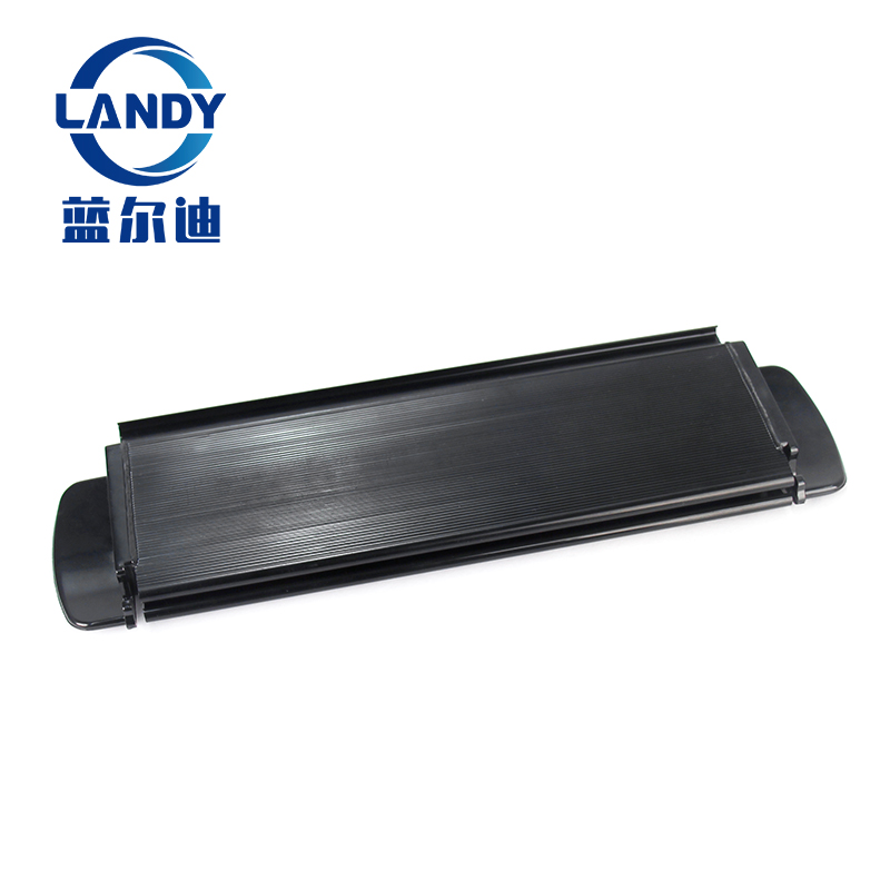 Black automatic pool cover