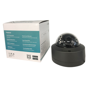 Cámara DE SEGURIDAD IP POE Domo de 5MP con Audio Interior/Exterior IP66 IR Distancia 30m Cámara de red H.265 - Product Image 4