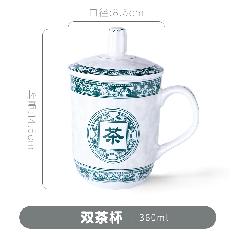 Tasse à thé double