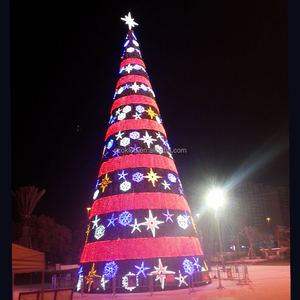 Di lusso all'aperto albero di natale luci LED modello commerciale con motivo a stella per la programmazione interna - Product Image 5