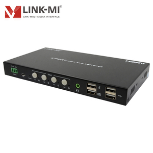 4X1 <strong>KVM</strong> <strong>Switch</strong> 4K60Hz HDMI <strong>Switch</strong> Support Analog Audio Extraction 4 Ports HDMI USB <strong>Switch</strong> With Downscaler