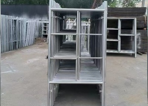 Easy to Install <strong>Movable</strong> Construction Ladder <strong>Frame</strong> <strong>Scaffolding</strong> System Galvanized <strong>Scaffolding</strong> - Product Image 4