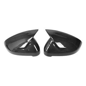M Phong Cách Sợi Carbon Xe Side Gương Bìa Cho Audi A4 S4 A5 S5 2017 Lên Mà Không Có Làn Đường Hỗ Trợ Side Gương Bìa 1:1 Thay Thế - Product Image 2
