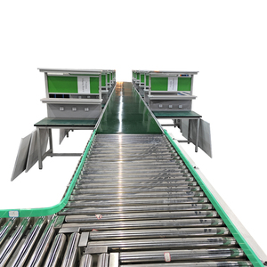 Sistema de línea de cinta y transportador de rodillos para máquina de hielo/manejo de materiales de aire acondicionado móvil - Product Image 1