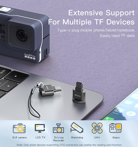 GS19 YESIDO hızlı veri okuma yazma için cep telefonu tipi C USB OTG yazar kart okuyucu - Product Image 3