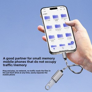 OTG-Adapter kabel für USB-zu-Typ-C-Wandler Neuer Zustand Handy-Ladegerät mit Gleichstrom ausgang für Computer-und Auto datenkabel - Product Image 2