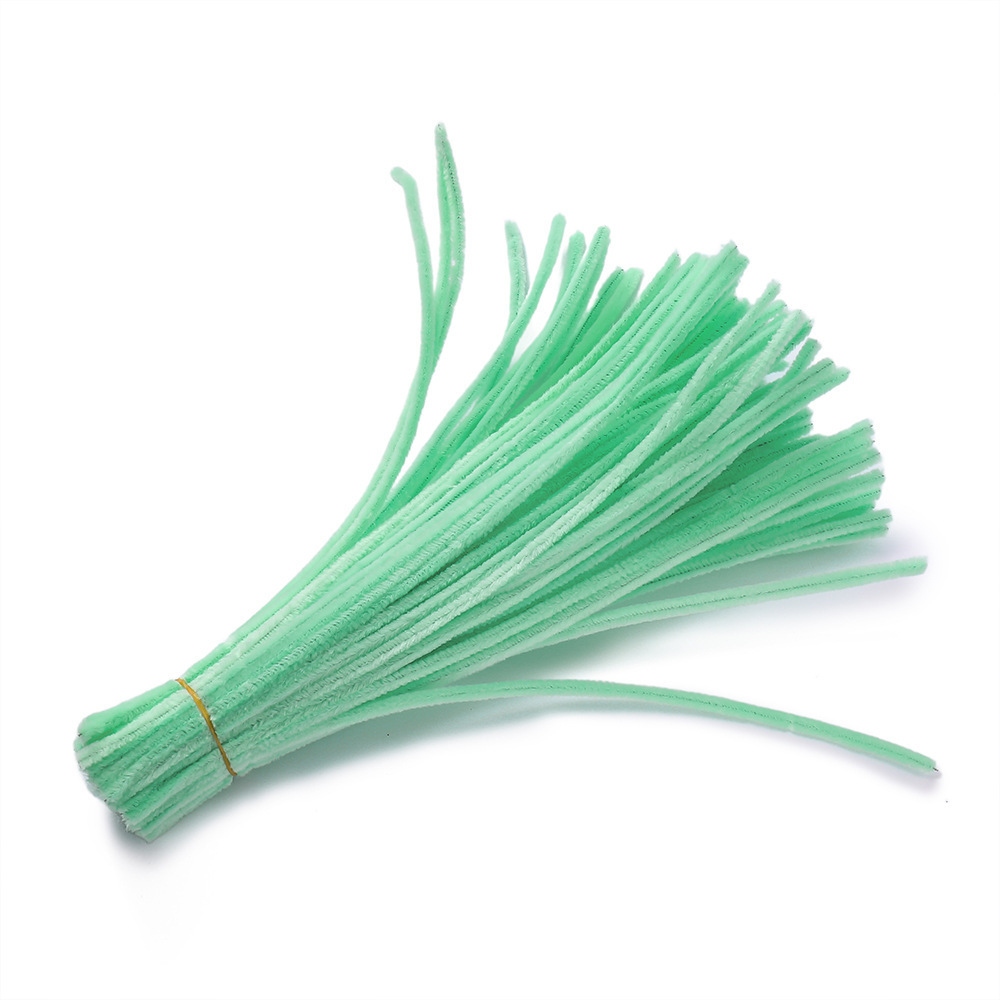 30cm Macaron-colored pipe cleaner - Bean Green