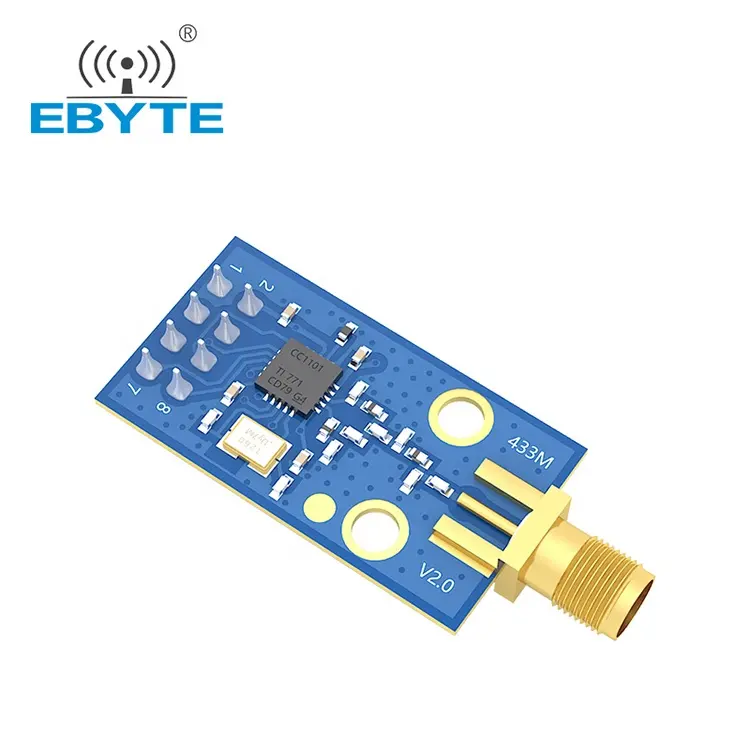 Ebyte E07-M1101D-SMA Bluetooth Cc1101 433Mhz Rf Zender En Ontvanger Module Smd Draadloze Transceiver Module 433M