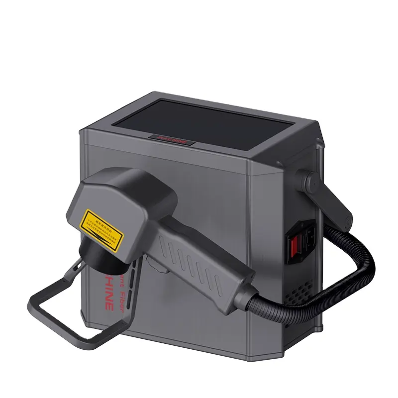 Tipo portatile 20W 30W mini macchina portatile della marcatura del laser della fibra industriale per plastica dura e metallo