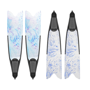 ALOMA tùy chỉnh Harpoon lặn dài vây bền TPR bơi vây với tri-mô hình màu sắc cho người lớn - Product Image 3