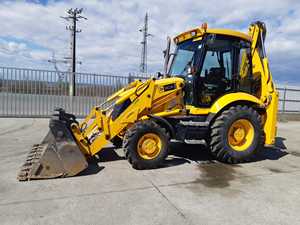 JCB 3CX中古タイヤ型デュアルパーパスマシンオリジナル油圧システムJCBエンジンバックホーローダー - Product Image 2