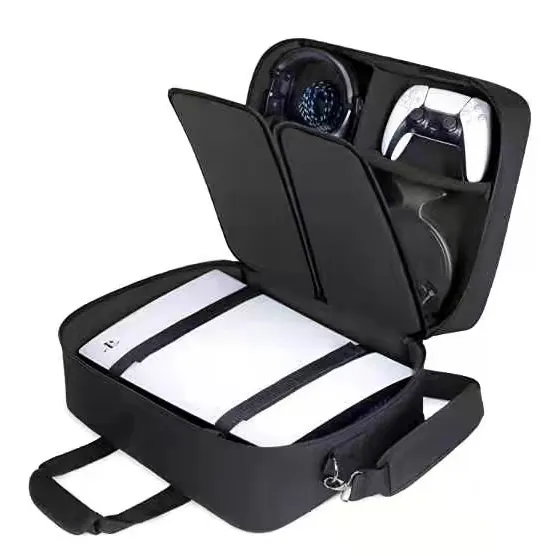 Bolsa de transporte portátil para consola de juegos, bolso de hombro ajustable, funda de equipaje para PS5, Sony Playstation 5
