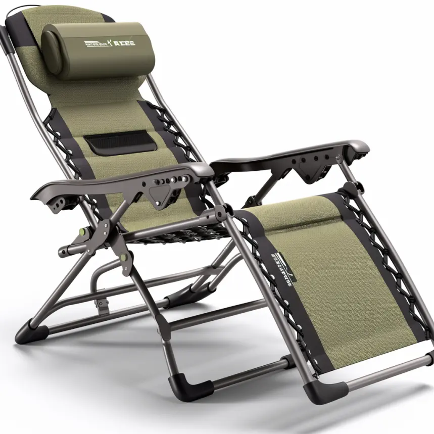 Meilleure chaise de camping en plein air à gravité zéro robuste Chaise berçante légère