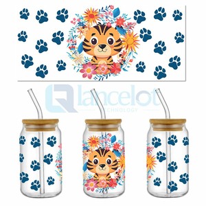 Tự làm uvdtf Sticker <span class=keywords><strong>Kitty</strong></span> 16 20 24 oz UV dtf cup kết thúc tốt đẹp cho 16oz 24 oz kính có thể 20oz cốc cốc tự làm nhãn dán - Product Image 6