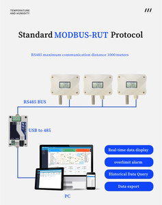 Controlador de sensor de temperatura digital industrial para protocolo de sensor de humedad 485 utilizado para diversas aplicaciones - Product Image 4