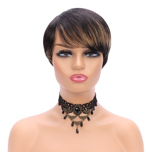 ピクシーカット人毛ウィッグ人毛メーカー直販 - Product Image 1