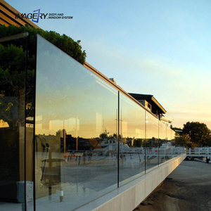 ऑस्ट्रेलिया आधुनिक फ्रेमलेस बैलस्ट्रेड ग्लास रेलिंग 10-12 मिमी पूल स्पिगोट बाड़ सीढ़ी बालकनी आधुनिक गुणों को रेलिंग - Product Image 5