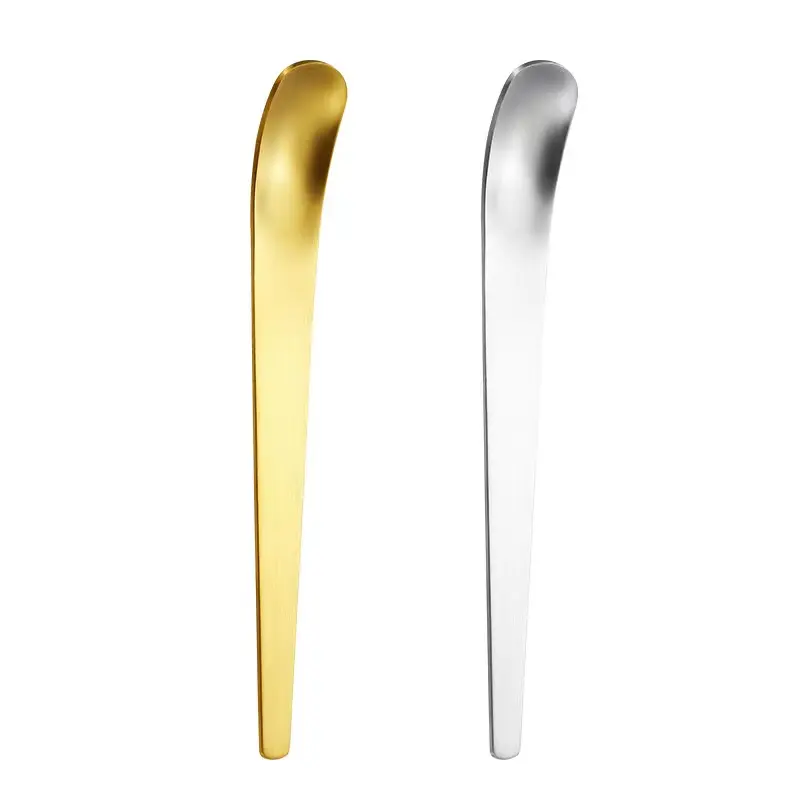 Metal304 aço inoxidável Ice cream scoop Slender colher sobremesa colher luz luxo sorvete colher para crianças