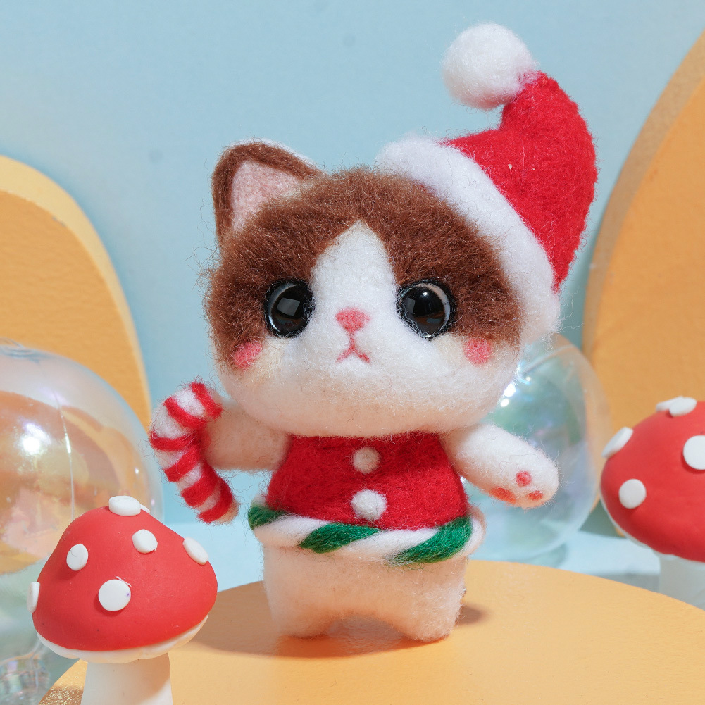 16#gato navideño