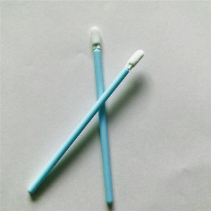 工業用シャープ長方形丸先端クリーニングスワブオープンセル先の尖ったクリーンルーム泡スワブ