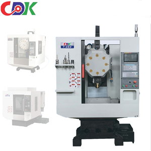 ศูนย์กัดเครื่องจักร10แกน CNC แนวตั้งเป็นมิตรกับสิ่งแวดล้อมศูนย์กัด T500