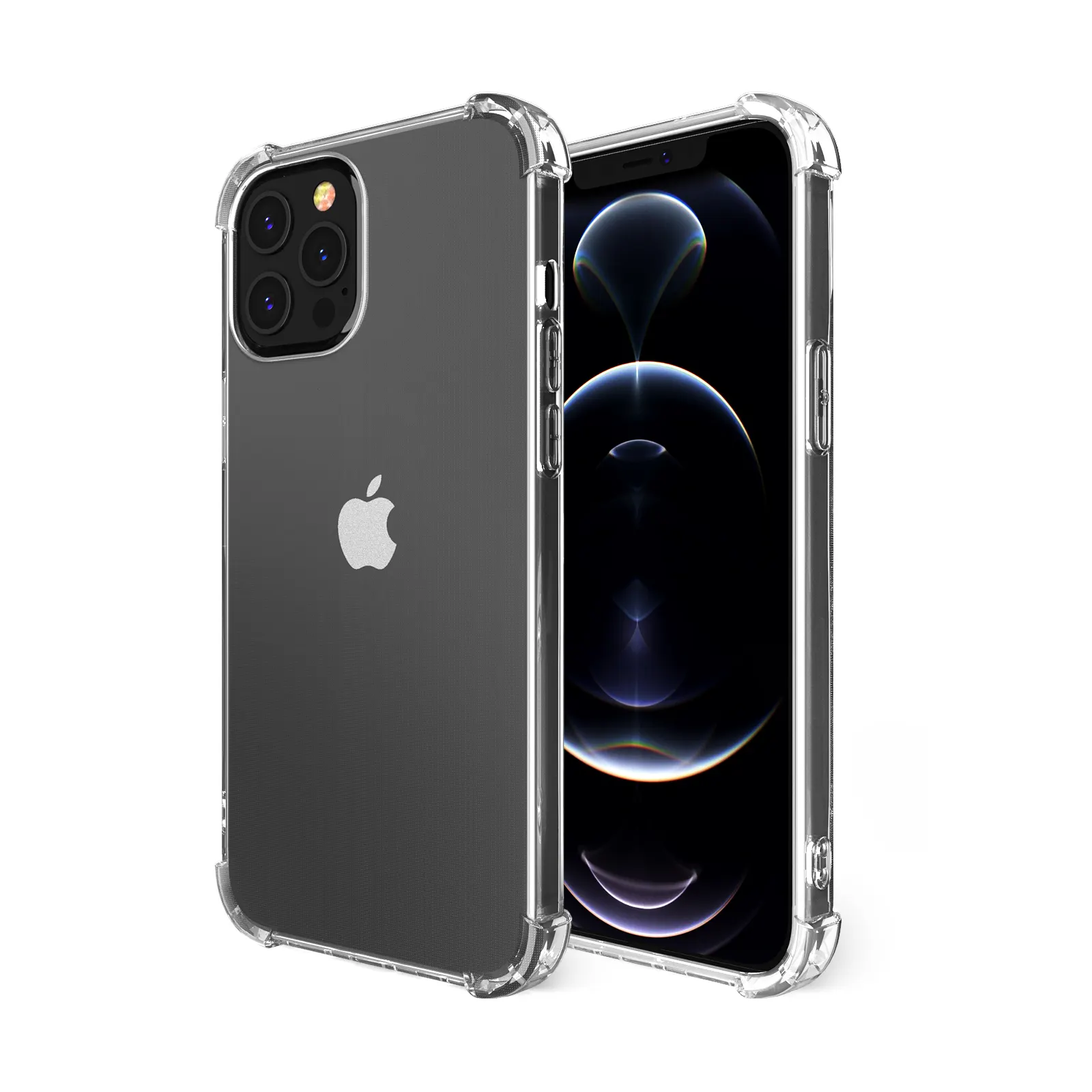 Uçan esnek 1.5mm temizle TPU telefon kılıfı kauçuk yumuşak cilt silikon koruyucu kapak iPhone 13 14Pro Max şeffaf kılıf