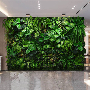 人造植物墙装饰绿草墙景观婚礼装饰餐厅