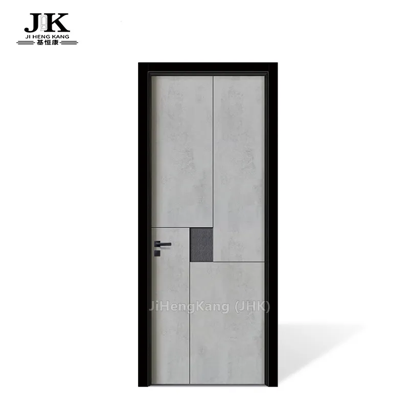 JHK-ประตูฟลัชสวิงประตูฟลัชพีวีซี Upvc ประตูฟลัชพีวีซีขนาดมาตรฐาน