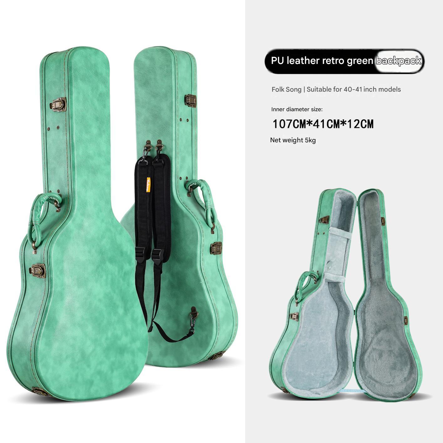 Mochila retro verde de 40/41 pulgadas